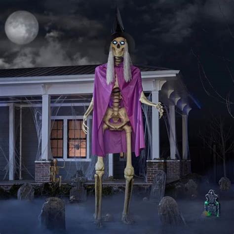 Get Ready for Halloween 2022: Find Inspiration at a Home Improvement Retailer with a 12-Foot Witch
